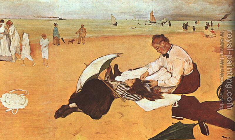 Edgar Degas : At the Beach Edgar Degas : At the Beach